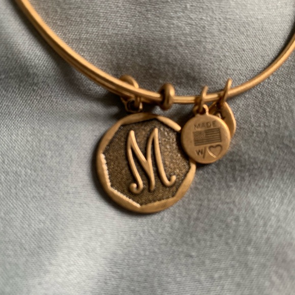 “M” Alex and ani bracelet - Picture 2 of 3